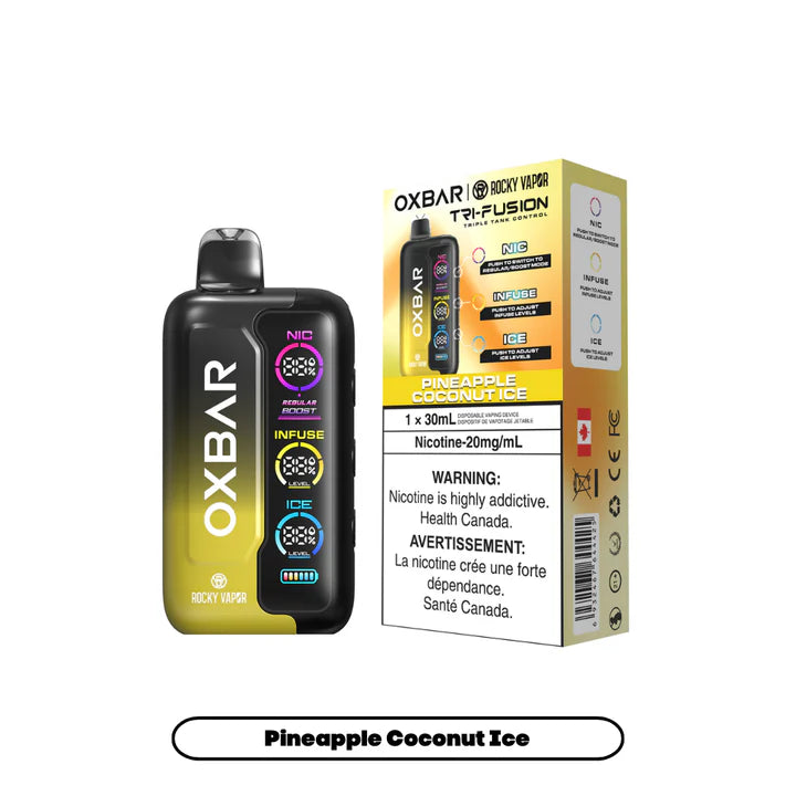 ROCKY VAPOR OXBAR TRI FUSION 30ML DISPOSABLE