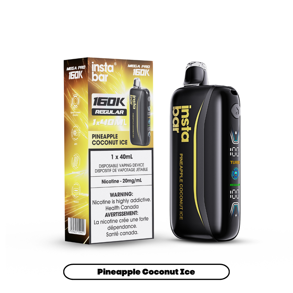 Discover the Insta Bar Mega Pro 160K Vape: The Ultimate Disposable Vaping Experience