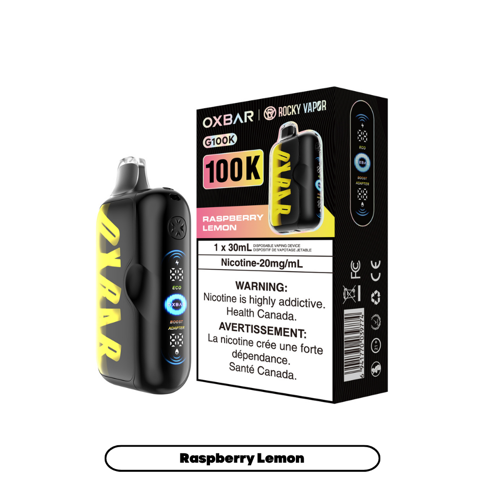 Rocky Vapor Oxbar G100K Disposable Vape – 100,000 Puffs | Premium Flavour Experience Canada | 42CLOUDZ.CA