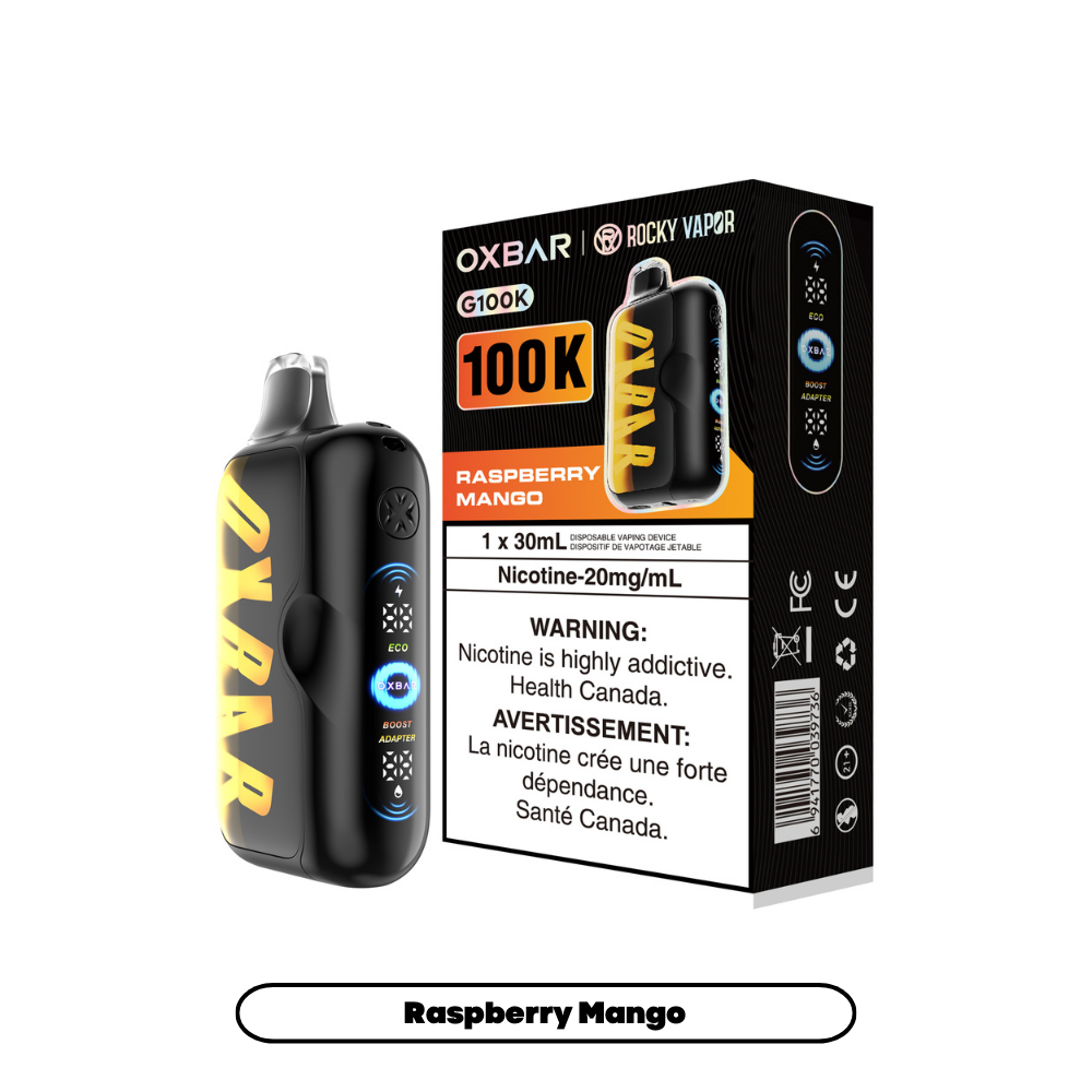Rocky Vapor Oxbar G100K Disposable Vape – 100,000 Puffs | Premium Flavour Experience Canada | 42CLOUDZ.CA