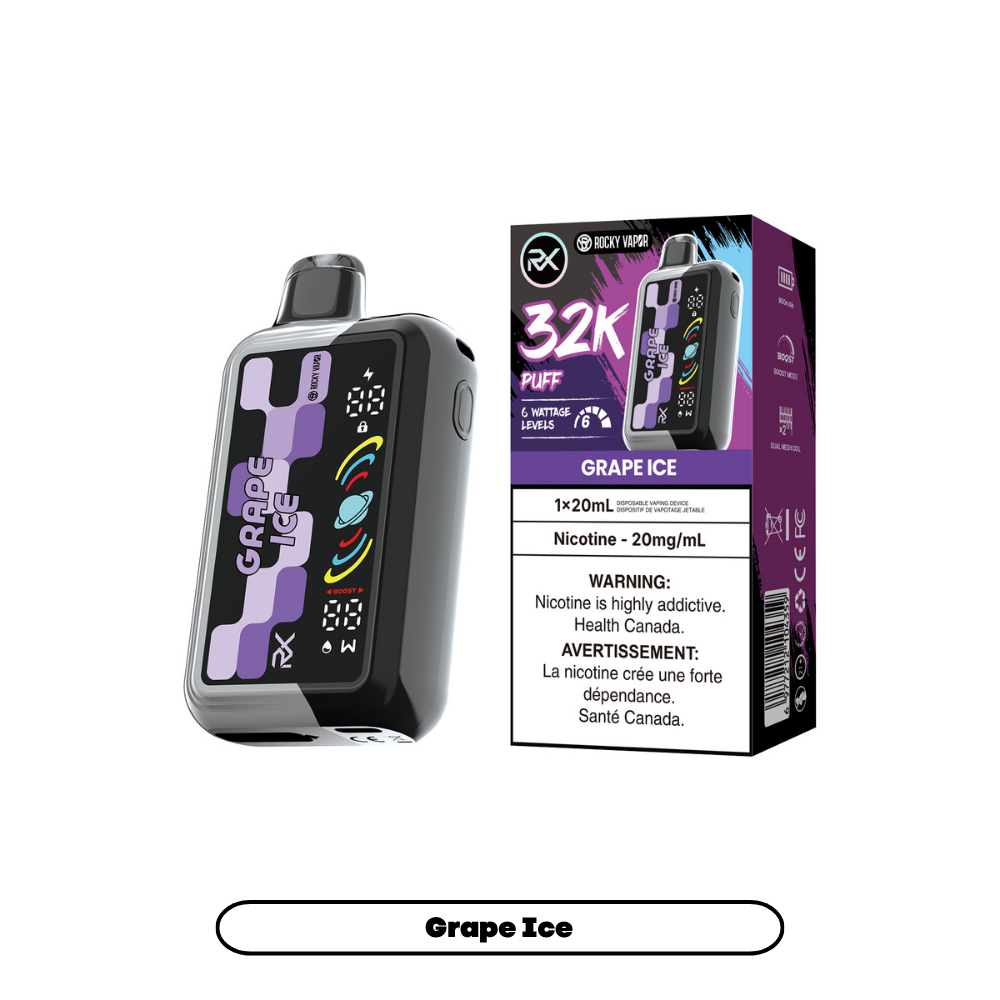 Rocky Vapor RX 32K Disposable Vape | 42CLOUDZ.CA