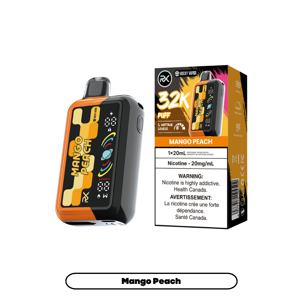 Rocky Vapor RX 32K Disposable Vape | 42CLOUDZ.CA
