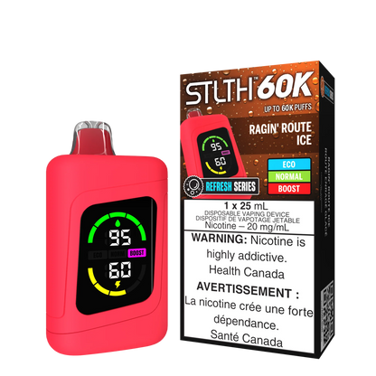STLTH 60K DISPOSABLE VAPE - rufpuf vape, unleashed flavour beast, levelx pods, flavour beast 8k, drip n evo 28k, disposable flavor, unleashed vape, relx starter kit, flavour pods - 42 CLOUDZ