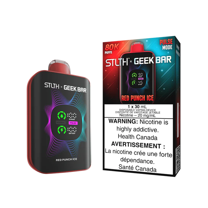 STLTH GEEK BAR 80K VAPING DISPOSABLE - rufpuf vape, unleashed flavour beast, levelx pods, flavour beast 8k, drip n evo 28k, disposable flavor, unleashed vape, relx starter kit, flavour pods - 42 CLOUDZ