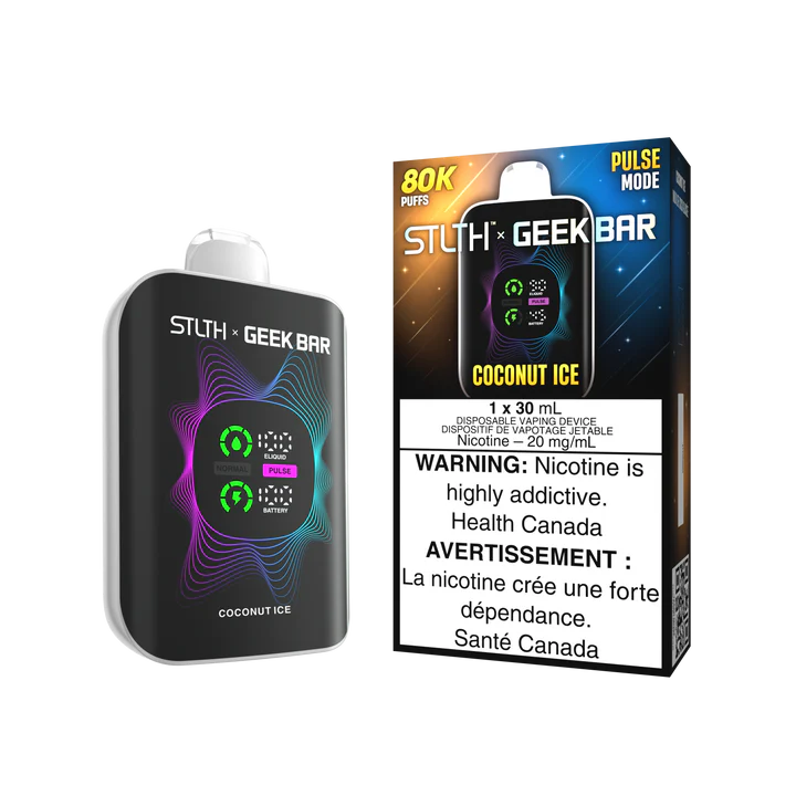 STLTH GEEK BAR 80K VAPING DISPOSABLE - rufpuf vape, unleashed flavour beast, levelx pods, flavour beast 8k, drip n evo 28k, disposable flavor, unleashed vape, relx starter kit, flavour pods - 42 CLOUDZ