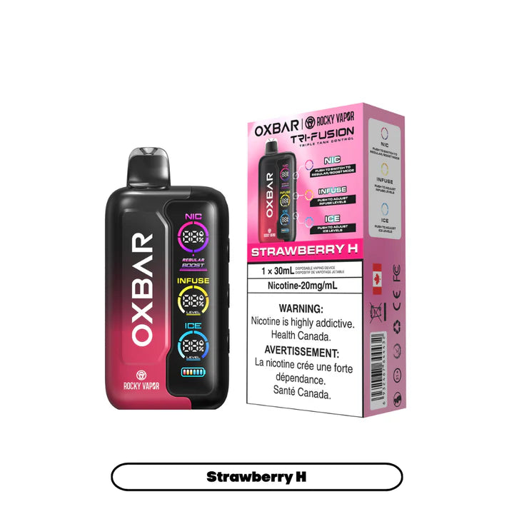 ROCKY VAPOR OXBAR TRI FUSION 30ML DISPOSABLE