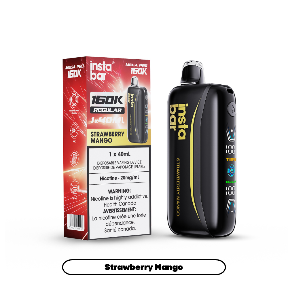 Discover the Insta Bar Mega Pro 160K Vape: The Ultimate Disposable Vaping Experience